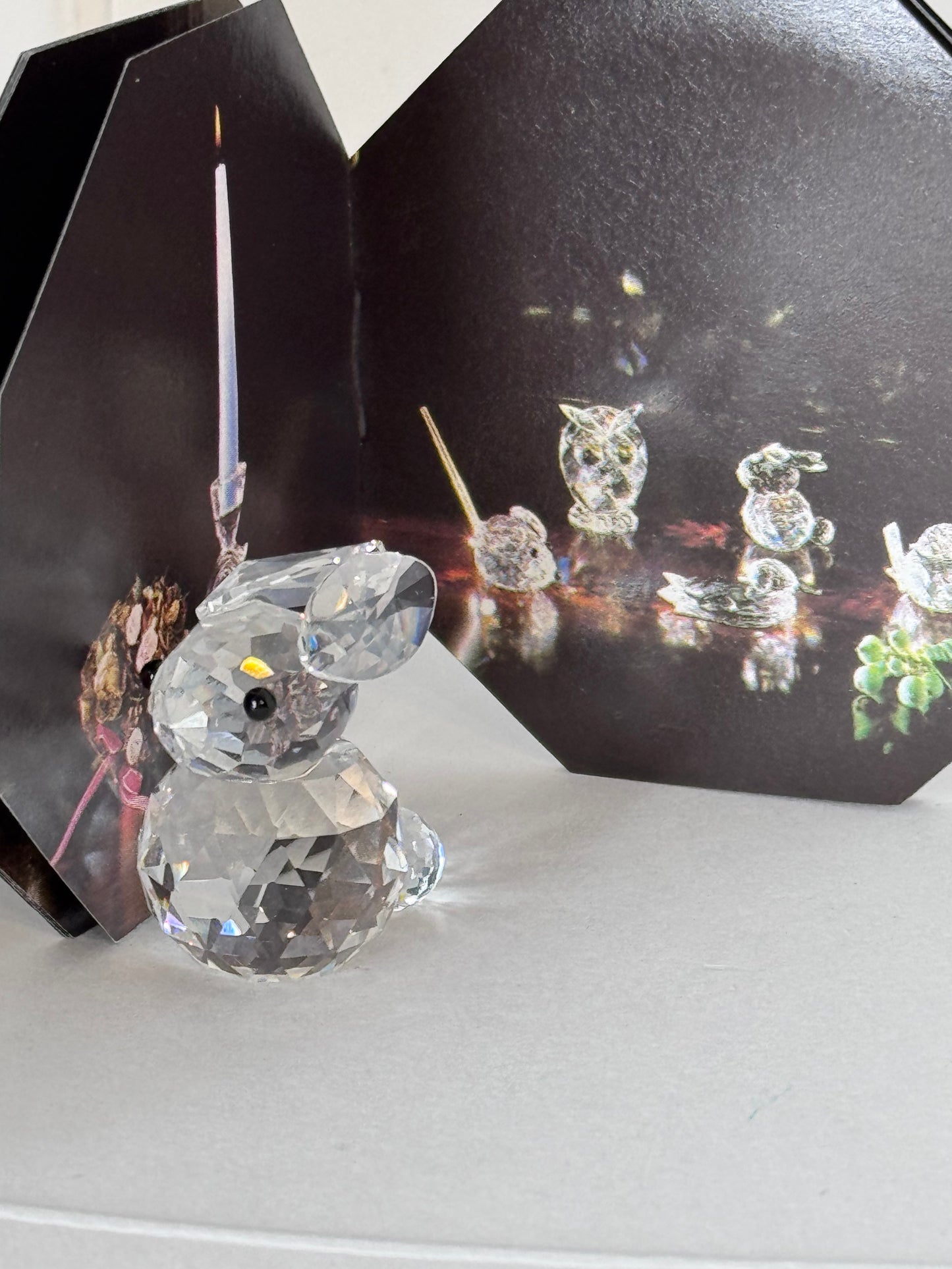 Swarovski Silver Crystal Mini Bunny Rabbit Figurine (Art. 7652 NR 020 000) 19/1