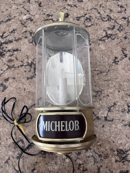 Vintage Michelob Beer Lantern Light – Authentic Bar Collectible