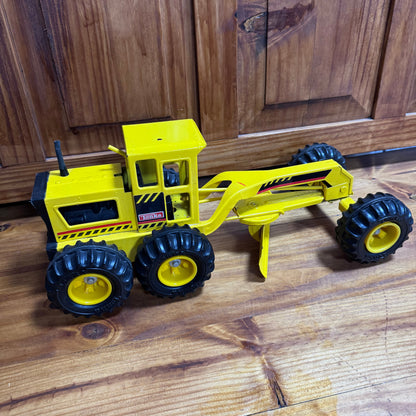 Vintage Tonka Motor Grader Yellow Steel Construction Vehicle Toy  4/3