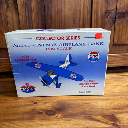 Amoco Lockheed Vega Airplane Bank 4/36
