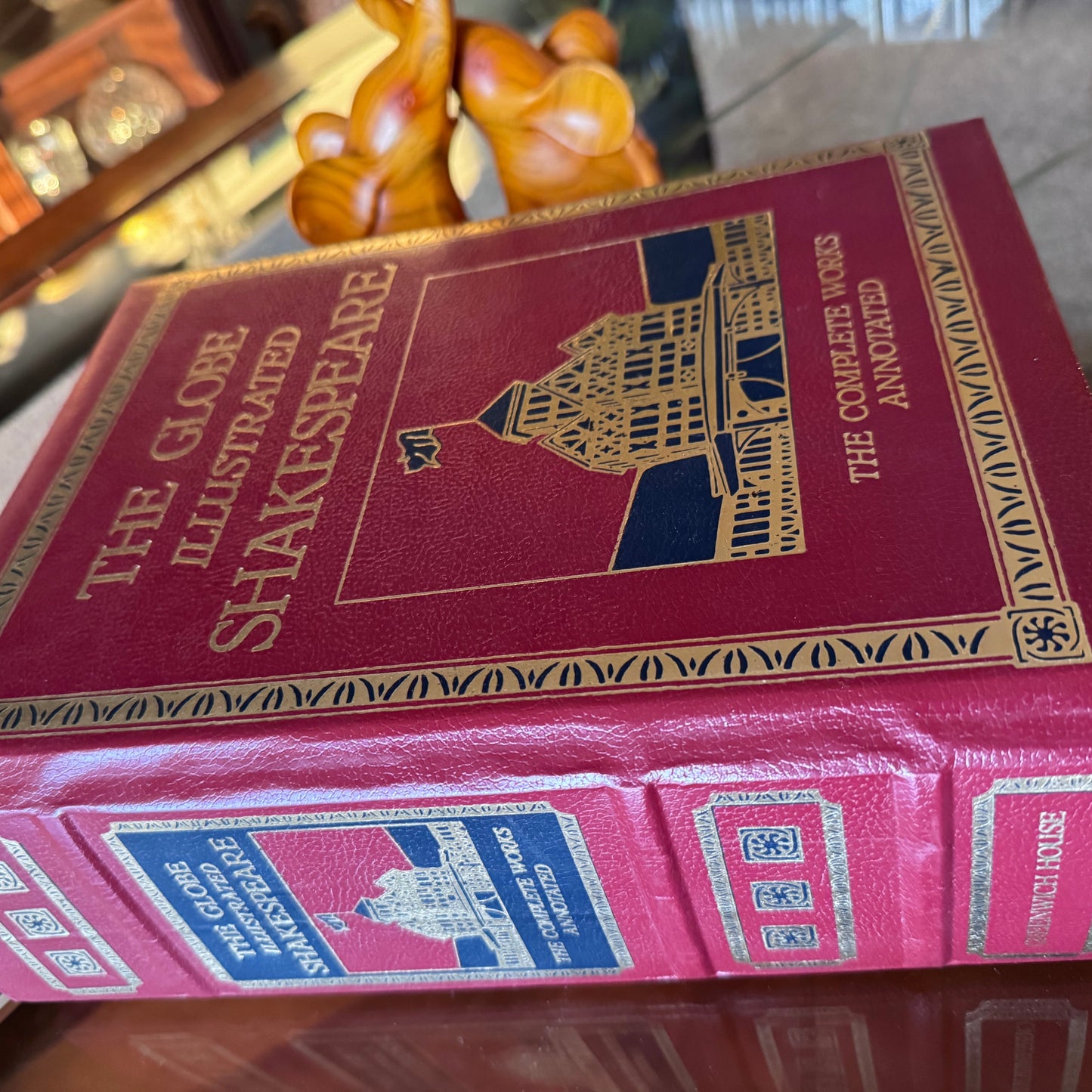 Vintage 1983 Globe Illustrated Shakespeare Complete Works Annotated Hardcover