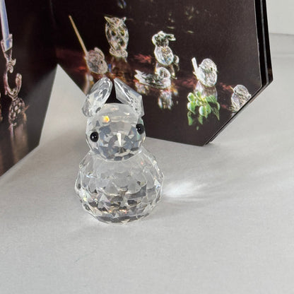 Swarovski Silver Crystal Mini Bunny Rabbit Figurine (Art. 7652 NR 020 000)  19/1