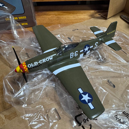 Old Crow P-51D Mustang Die-Cast Airplane Collector Model  4/31