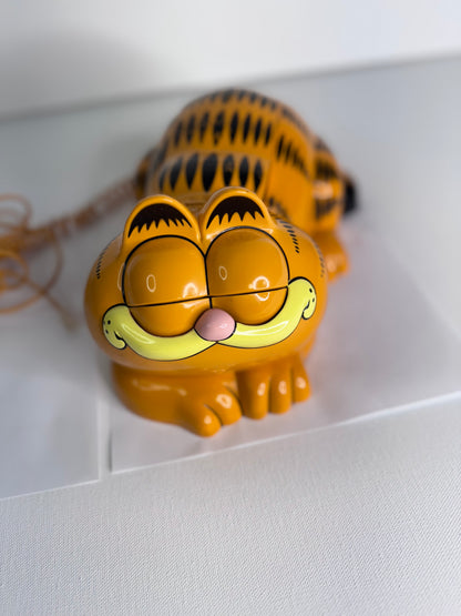 #22  Vintage Tyco Garfield Telephone – 1980s Cat Phone with Original Box