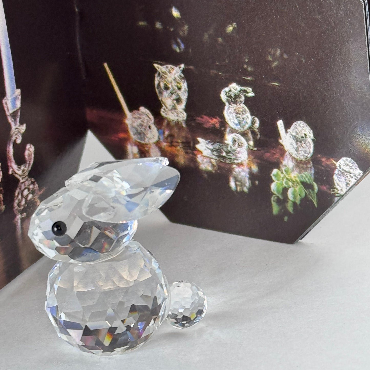 Swarovski Silver Crystal Mini Bunny Rabbit Figurine (Art. 7652 NR 020 000)  19/1
