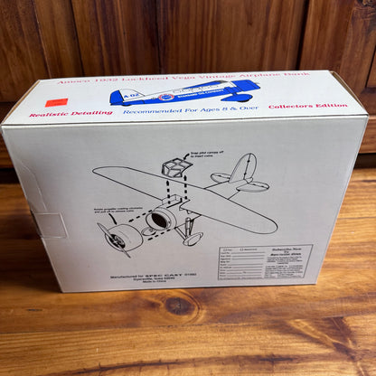 Amoco Lockheed Vega Airplane Bank 4/36
