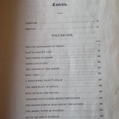 Vintage 1983 Globe Illustrated Shakespeare Complete Works Annotated Hardcover