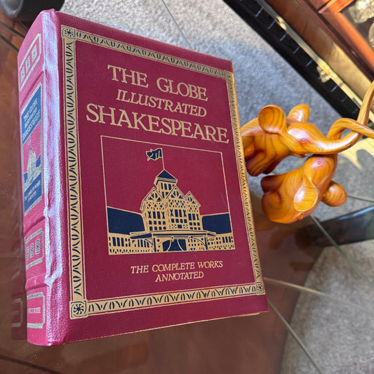 Vintage 1983 Globe Illustrated Shakespeare Complete Works Annotated Hardcover