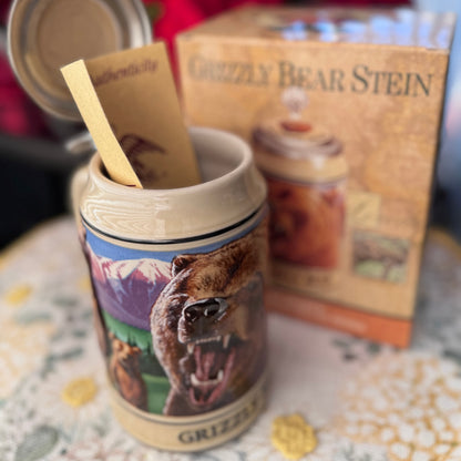 Budweiser Endangered Species Series “Grizzly Bear” Lidded Stein (Boxed + COA) 28/1