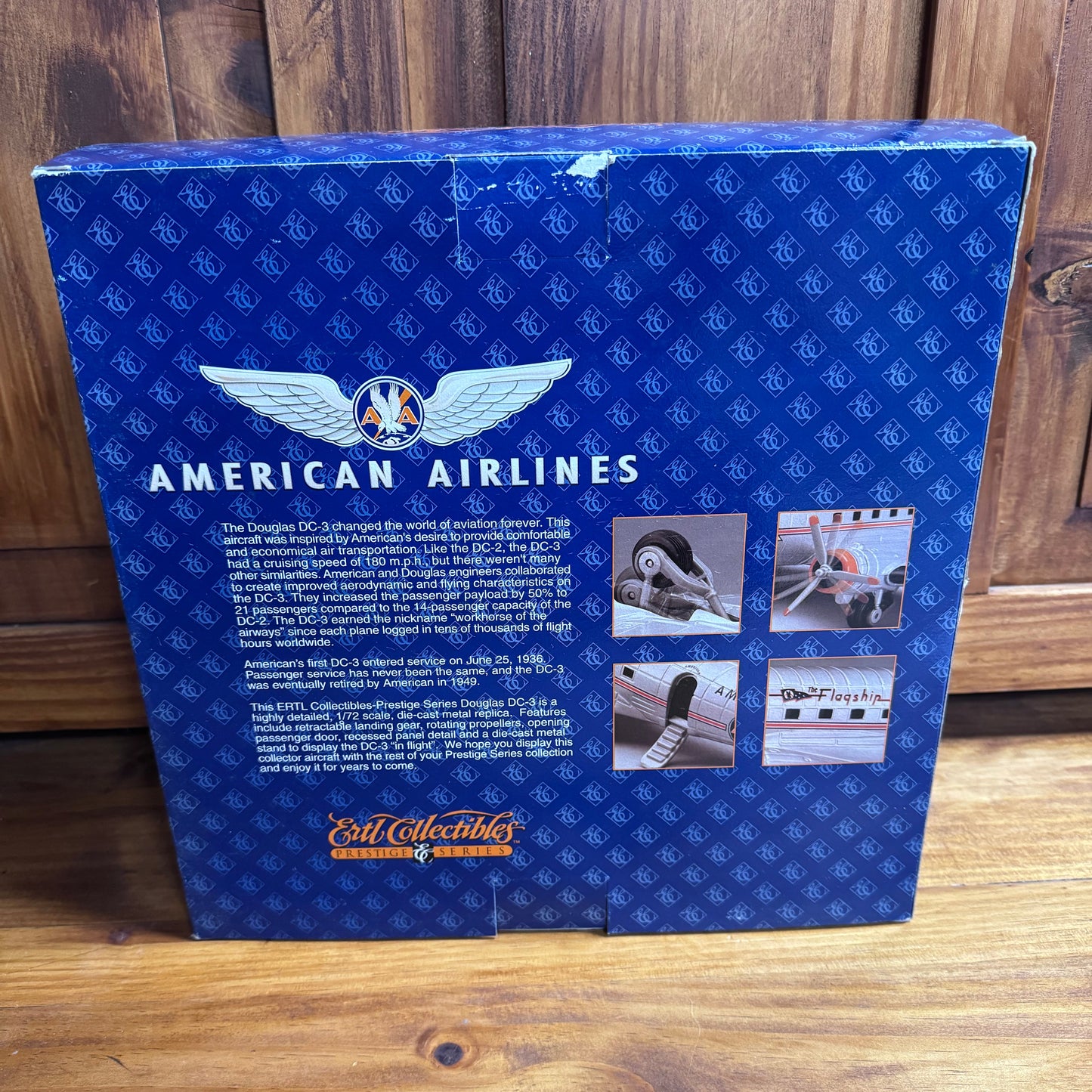 American Airlines Douglas DC-3 Die-Cast Metal Airplane Replica  4/30
