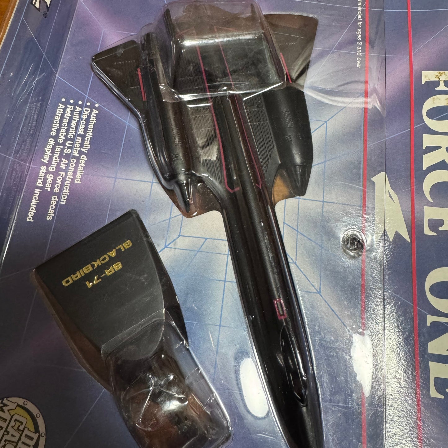 ERTL Force One SR-71 Die Cast Aircraft 4/45
