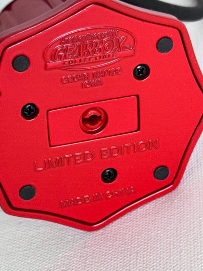 №43   Texaco Fire Chief Gas Pump Coin Bank by Gearbox, Limited Edition, Red