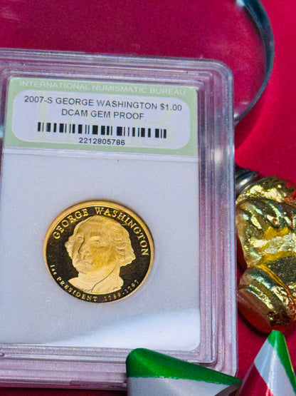 9-Coin Gift Set: 4 Encapsulated Coins + 5 Mini Coin Cards + Mystery Bonus Pouch — Holiday Gift-Ready