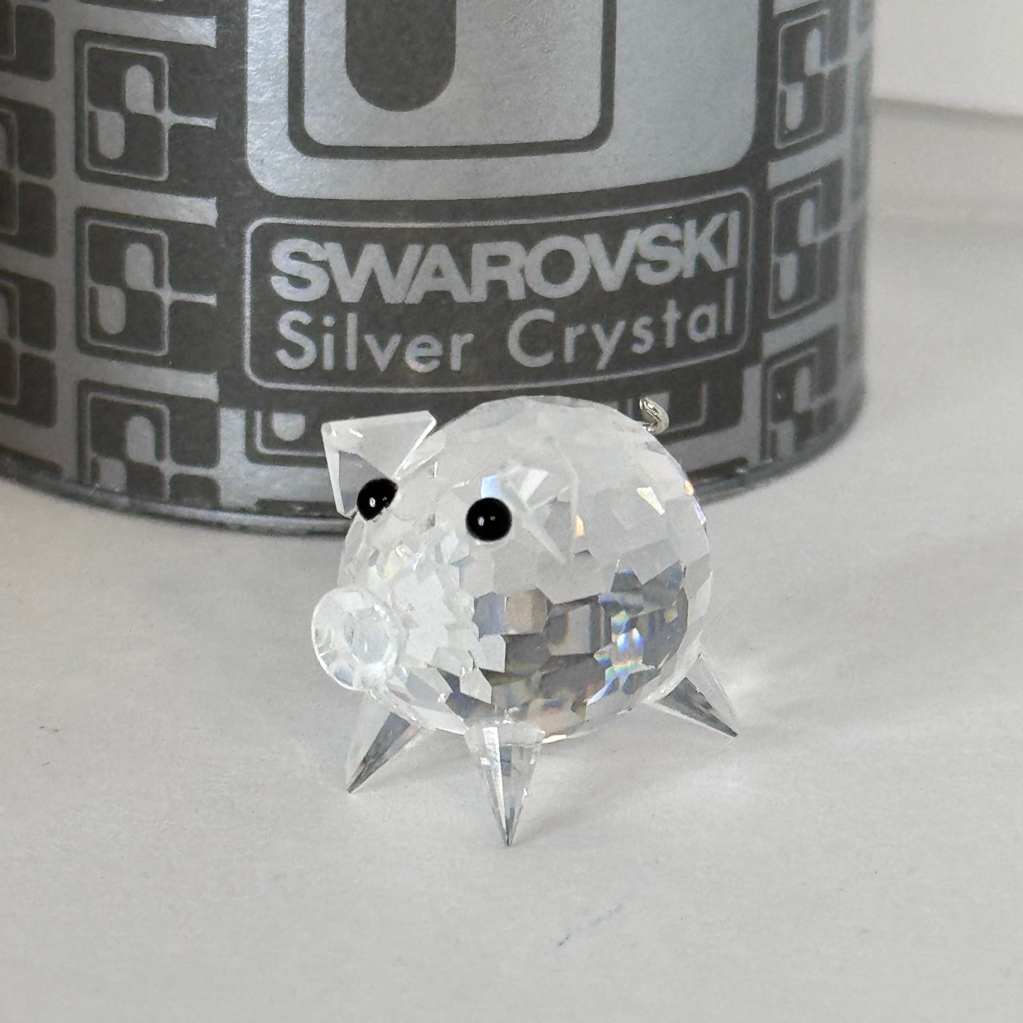 Swarovski Silver Crystal Mini Pig Figurine (Art. 7657 NR 027 000) 20/1