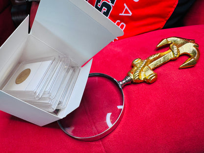 9-Coin Gift Set: 4 Encapsulated Coins + 5 Mini Coin Cards + Mystery Bonus Pouch — Holiday Gift-Ready