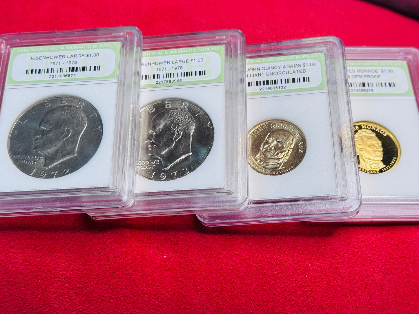 #11/8  U.S. Coin & Note Showcase — 17 Capsule Coins + Five $2 (1976) + 12 Commemorative Quarters + Bonus Packs & Mystery Pouch