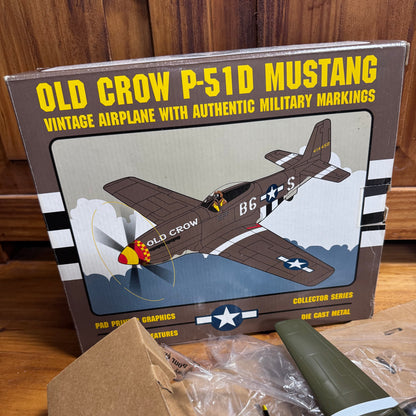Old Crow P-51D Mustang Die-Cast Airplane Collector Model  4/31