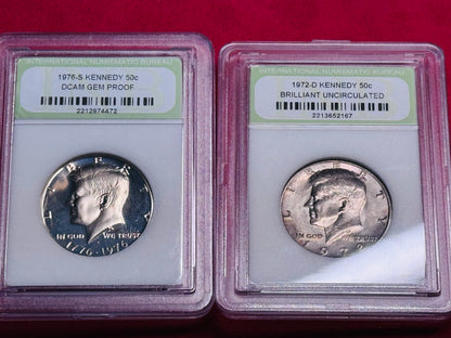 #11/5 STATE QUARTERS STARTER SET — 22 DIFFERENT (1999–2008) + 6 KENNEDY HALF DOLLARS IN CAPSULES (P/D/S)