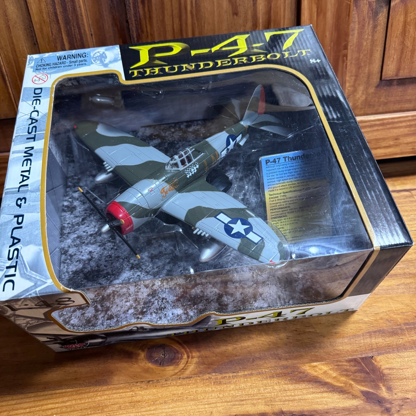 P-47 Thunderbolt Die Cast Plane  4/20