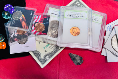 #11/6 America the Beautiful Quarters — 13 Different (2010–2021) + 6 Bonus Capsule Coins + Black Surprise Pouch