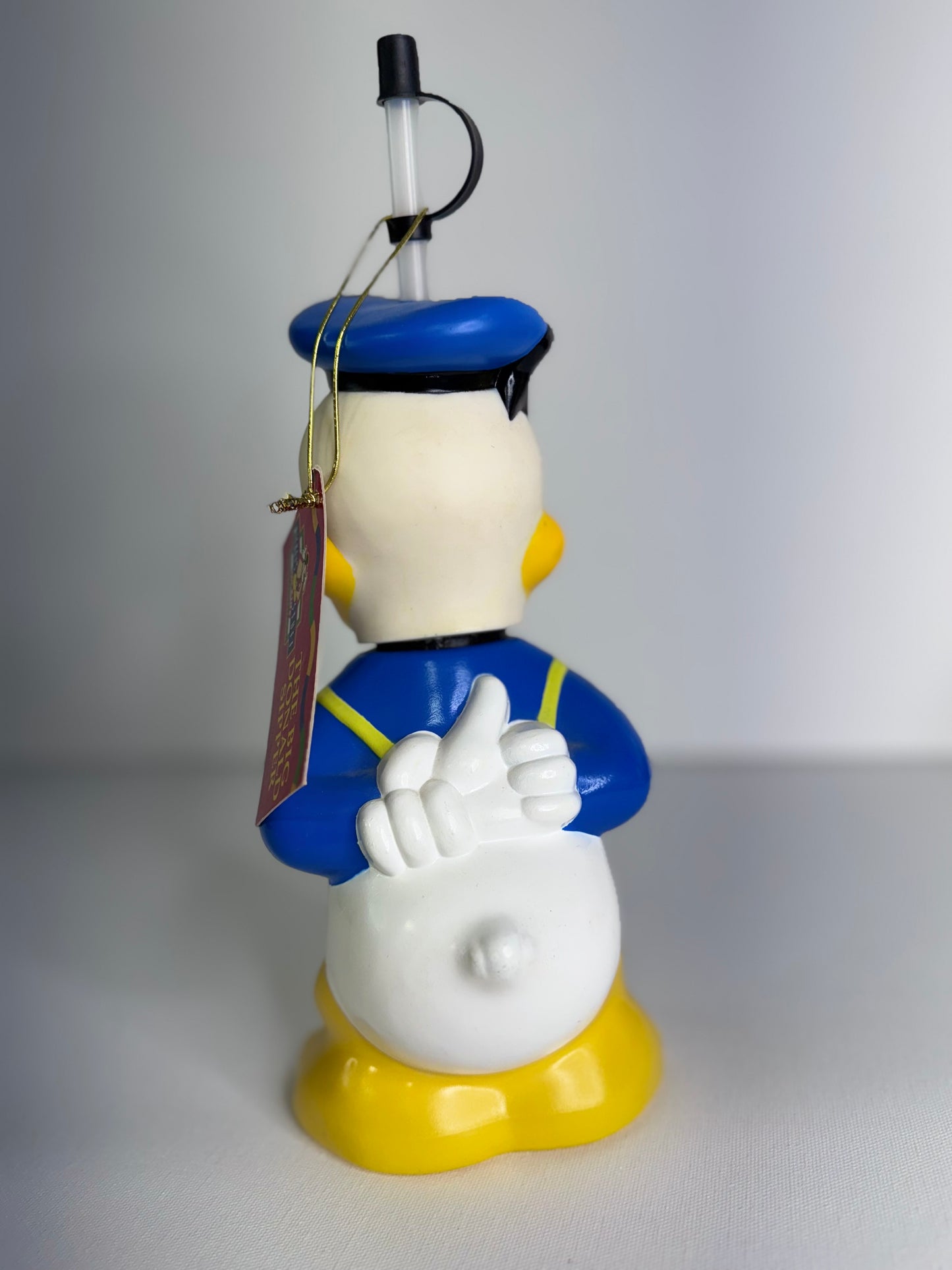 #40  Vintage 1990s Disney “The Big Donald Sipper” Donald Duck Water Bottle – 12" Mickey’s Stuff for Kids