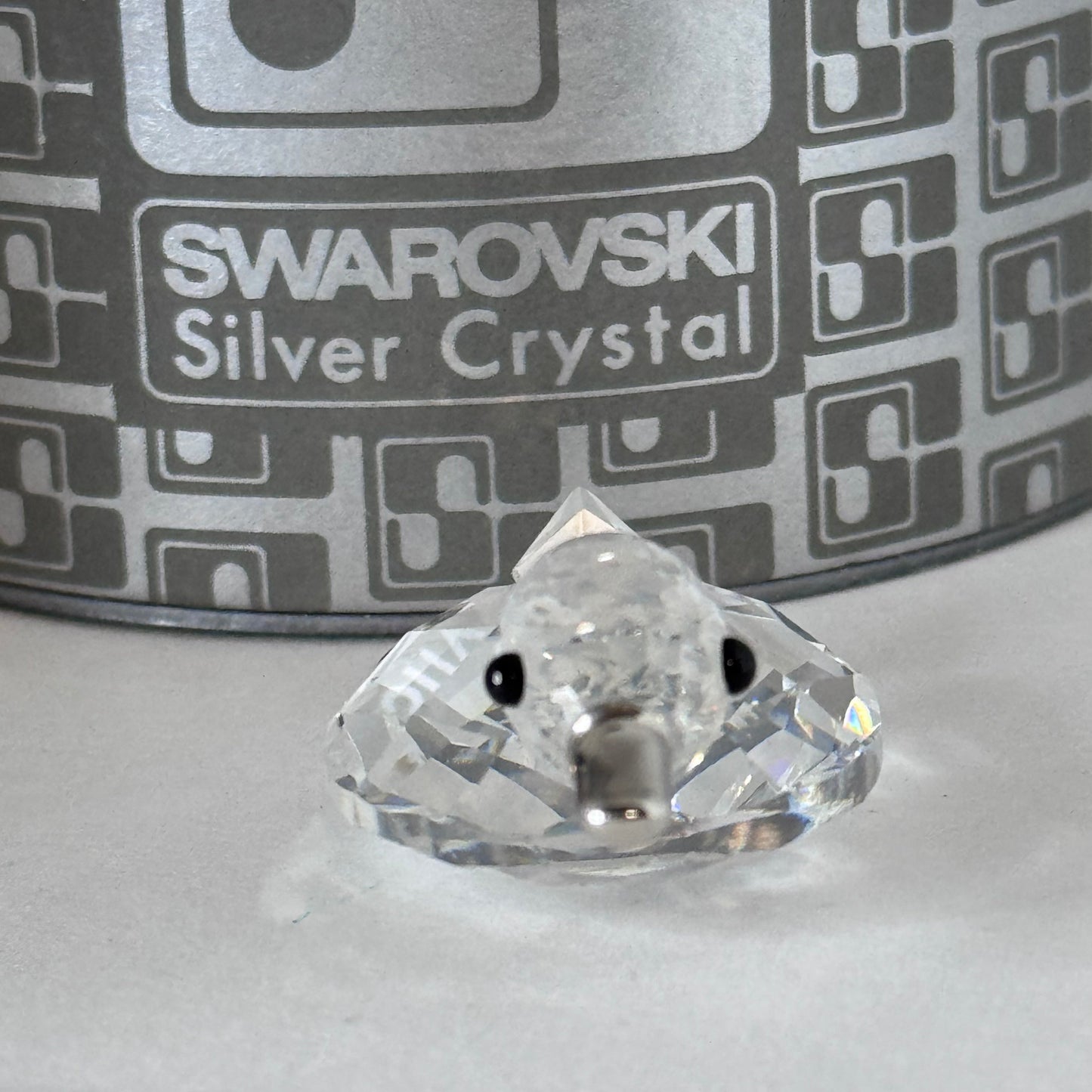 Swarovski Silver Crystal Mini Duck Figurine (Art. 7653 NR 045 000) 23/1