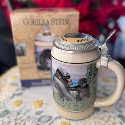 Budweiser Endangered Species “Gorilla” Stein (Boxed + COA) 32/1