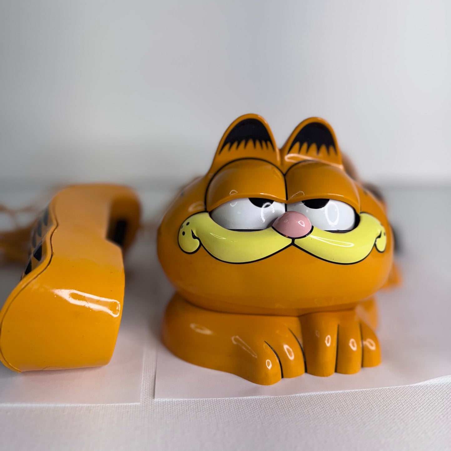 #22  Vintage Tyco Garfield Telephone – 1980s Cat Phone with Original Box