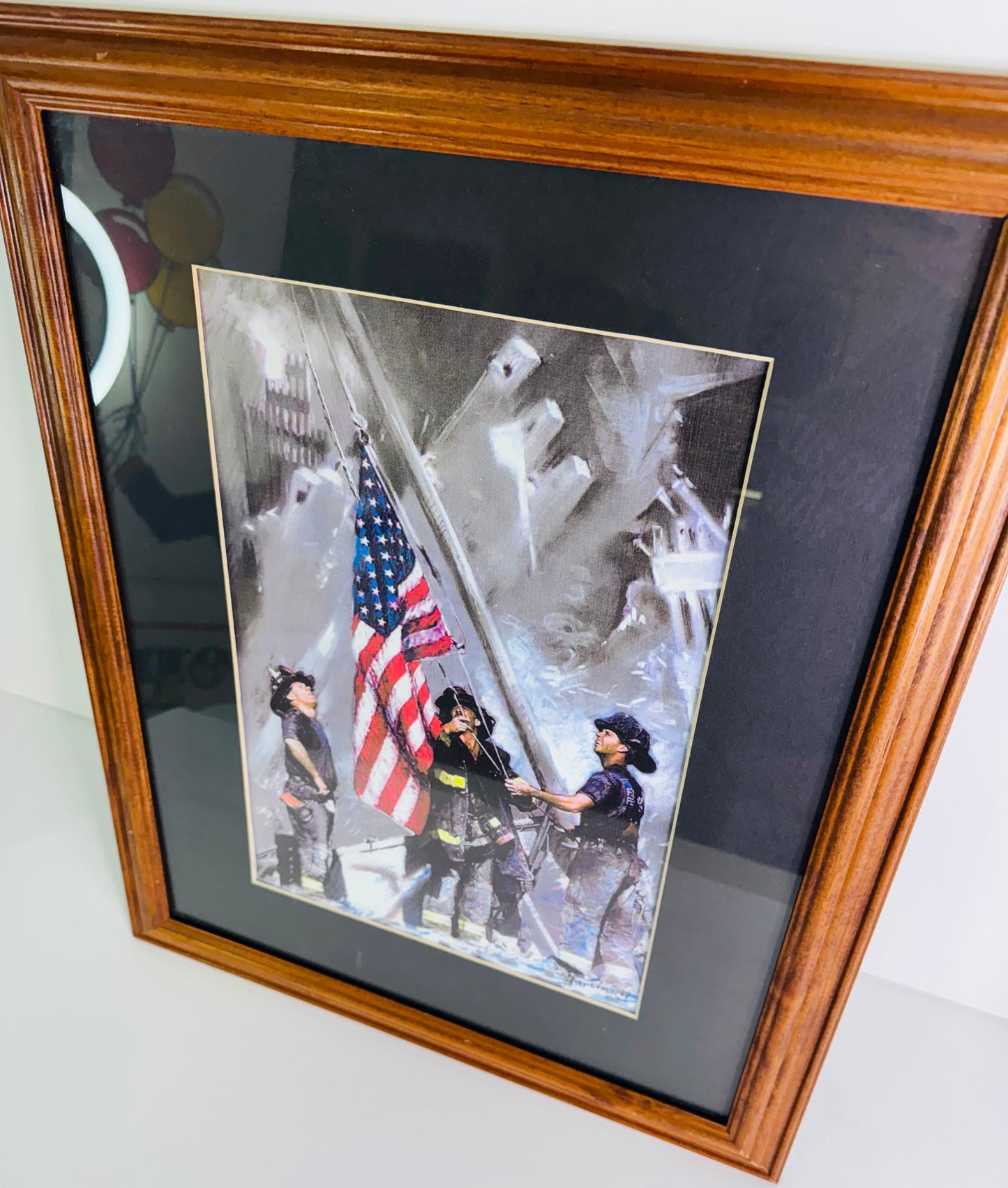 #33  Red Hats of Courage “Image of Hope II” 9/11 Firefighter Statue & Framed Print – Limited Edition 0680/2500