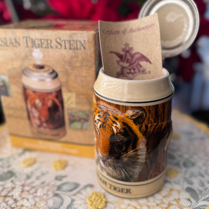 Budweiser Endangered Species Asian Tiger Stein (1989) – Box & COA 29/1