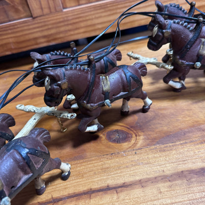 Antique Cast Iron 8 Horse Wagon Display 4/53