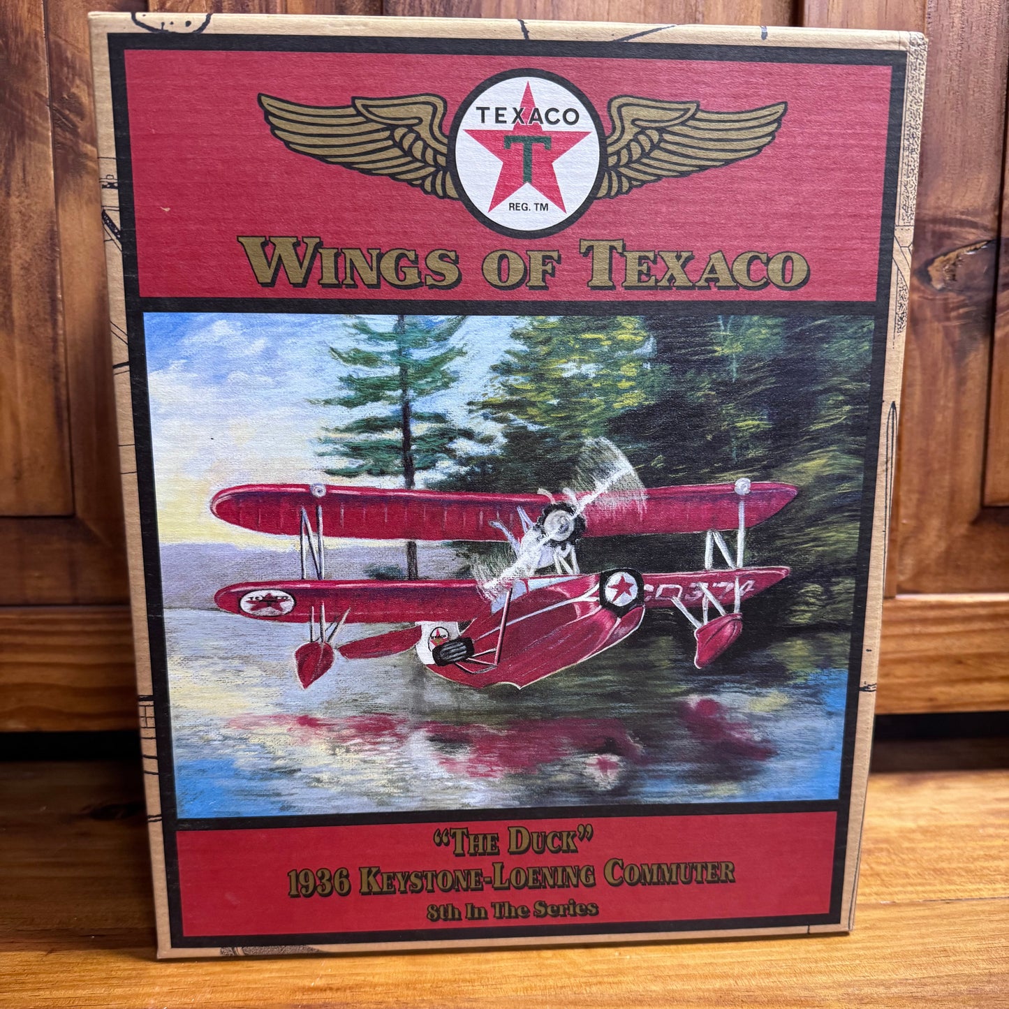 Wings of Texaco “The Duck” 1936 Keystone-Loening Commuter airplane model  4/9