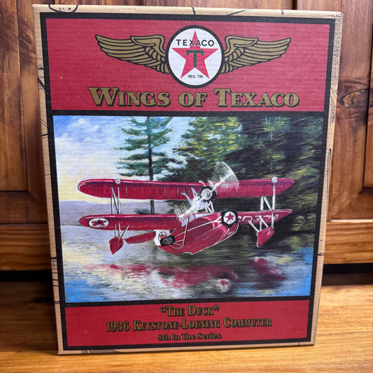 Wings of Texaco “The Duck” 1936 Keystone-Loening Commuter airplane model  4/9
