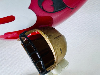 #38  Vintage M&M’s Candy Dispensers – Yellow Waving & Red Football Player Figure Set