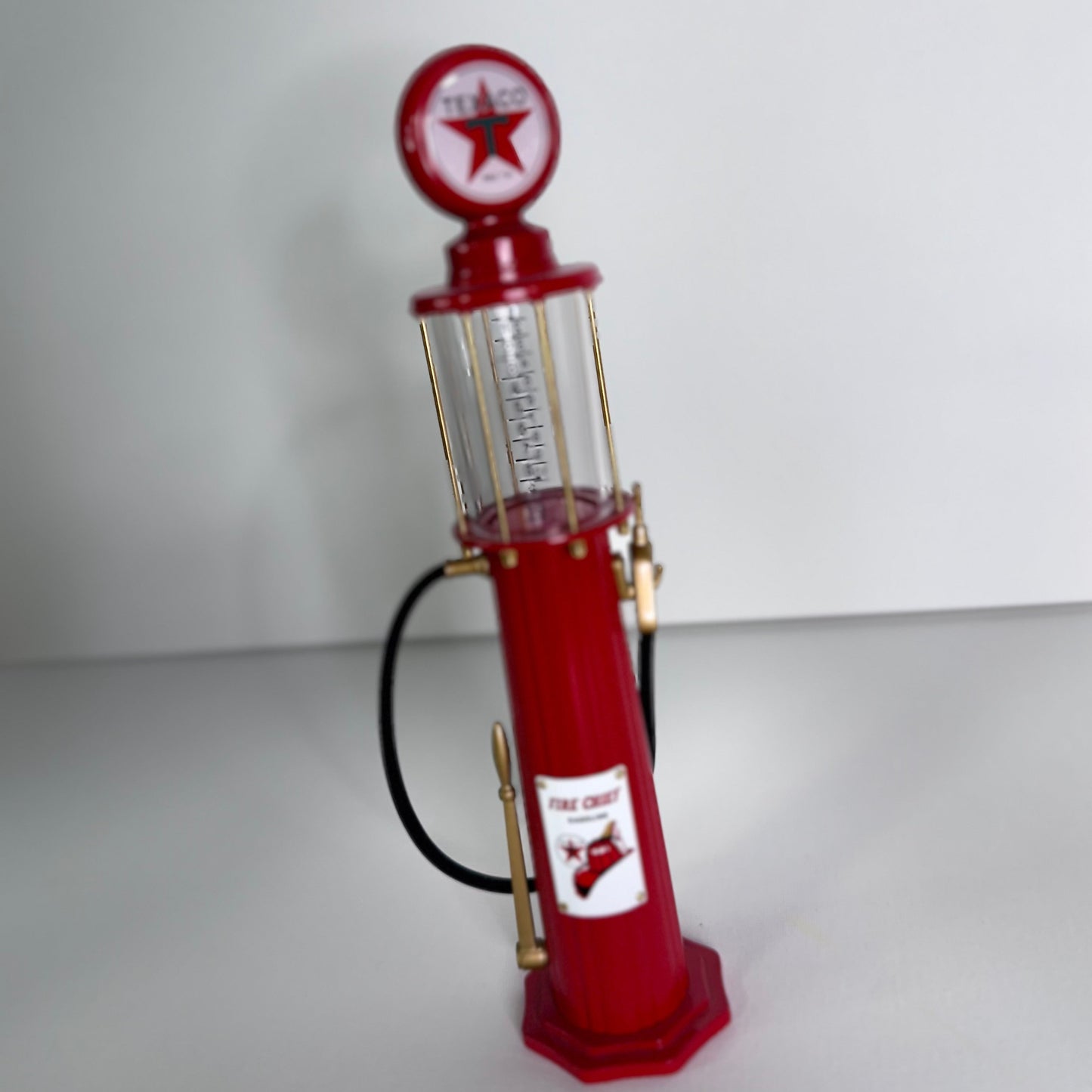 №43   Texaco Fire Chief Gas Pump Coin Bank by Gearbox, Limited Edition, Red