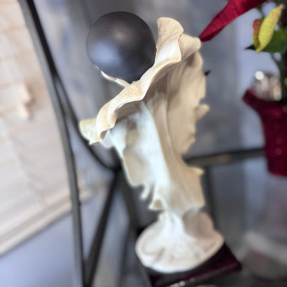 Giuseppe Armani (G. Armani) Porcelain Pierrot Figurine on Wood Base – Signed    26/1