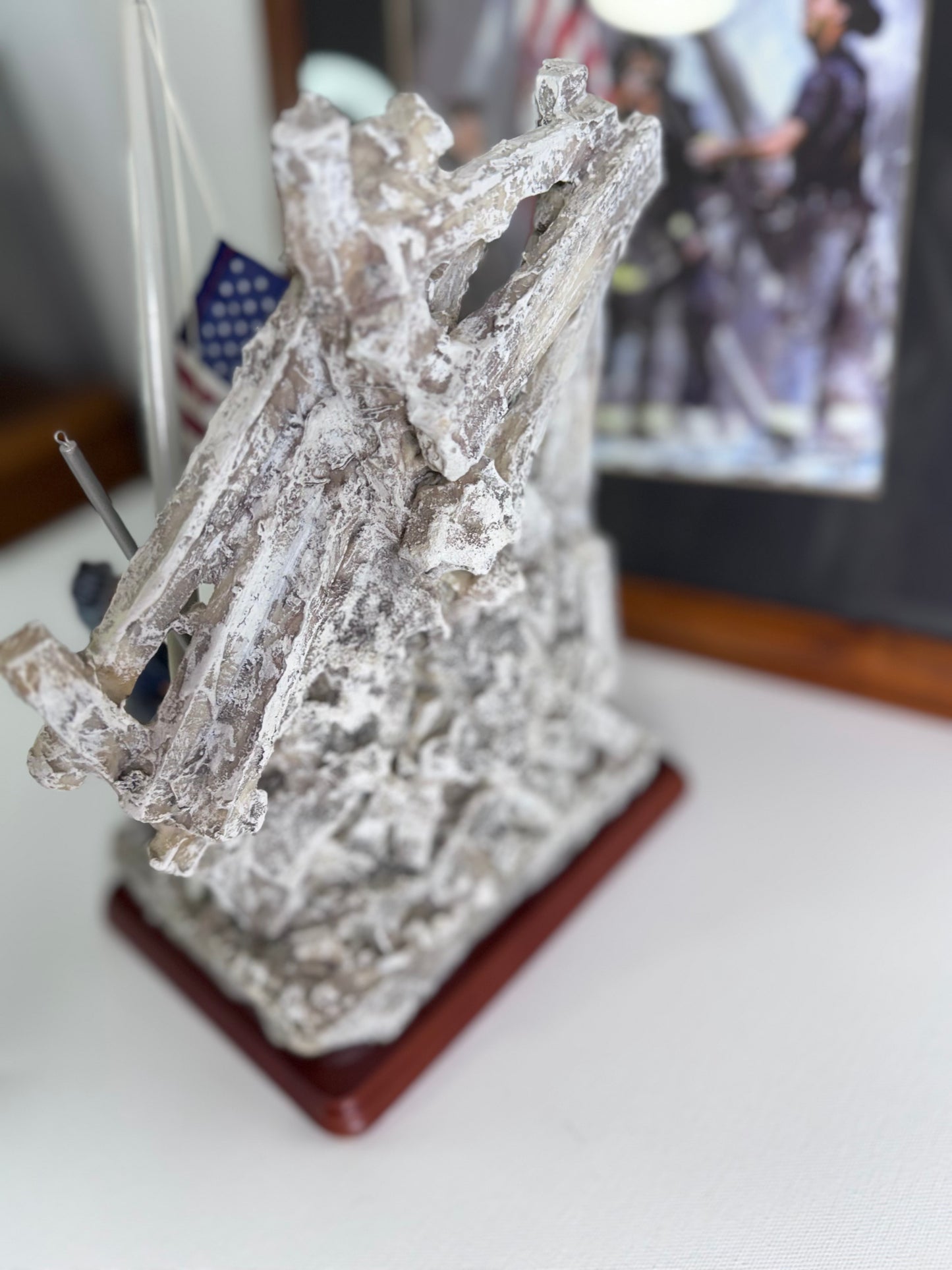 #33  Red Hats of Courage “Image of Hope II” 9/11 Firefighter Statue & Framed Print – Limited Edition 0680/2500