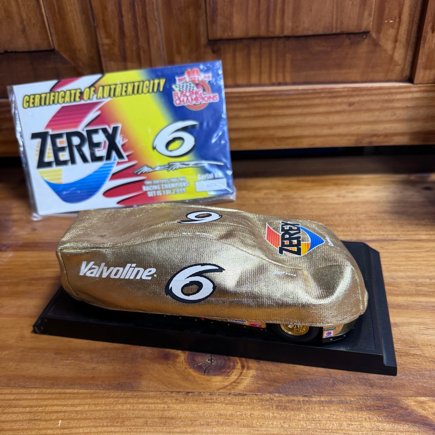 Mark Martin 24K Gold NASCAR Car   4/22