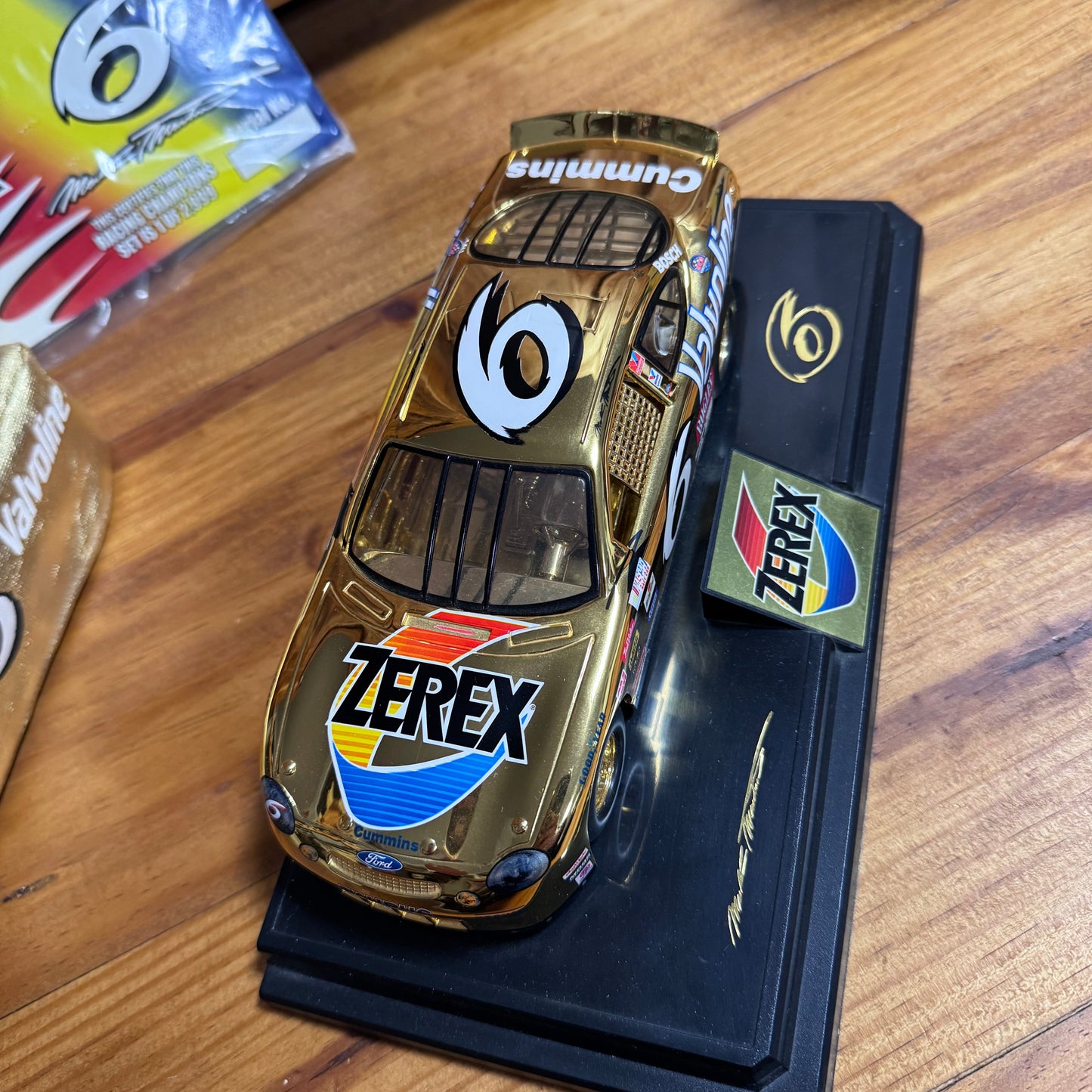 Mark Martin 24K Gold NASCAR Car   4/22