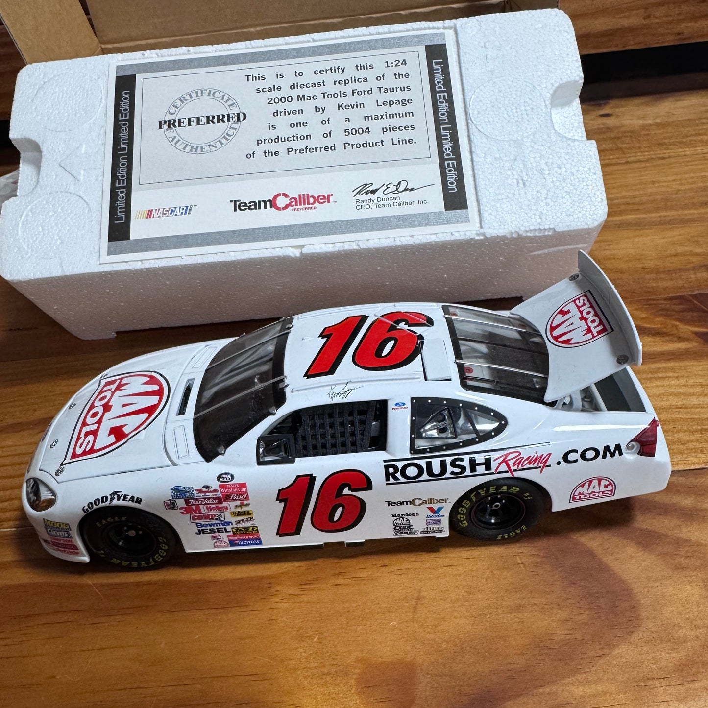 Kevin Lepage Mac Tools #16 Taurus  4/14