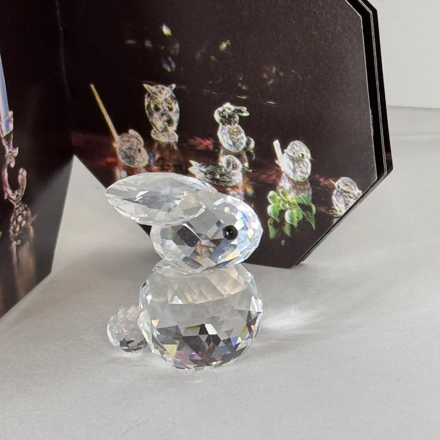 Swarovski Silver Crystal Mini Bunny Rabbit Figurine (Art. 7652 NR 020 000)  19/1
