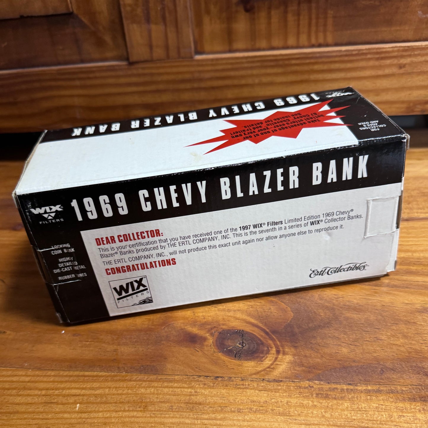1969 Chevy Blazer Bank ERTL Collectible  4/38