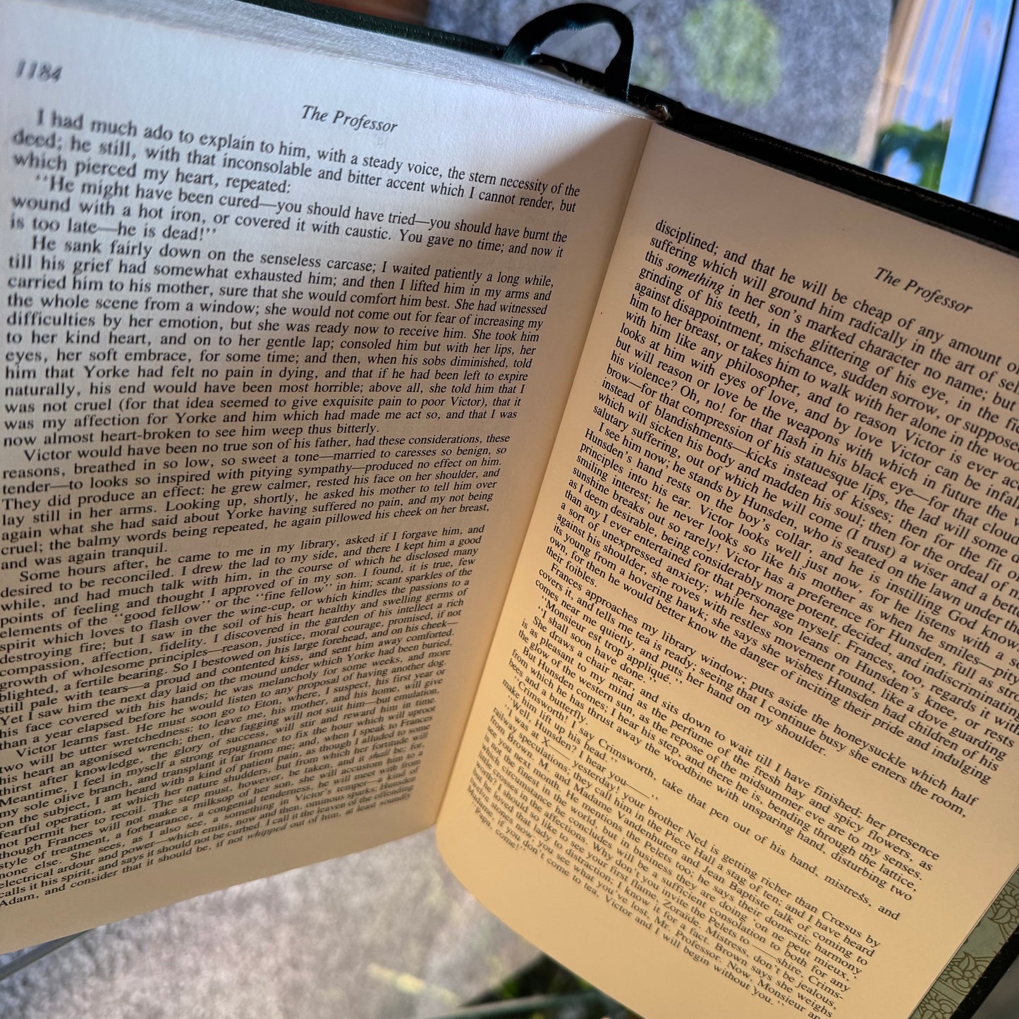 Vintage Charlotte & Emily Brontë Misbound Hardcover Book Rare Binding Error  34/1