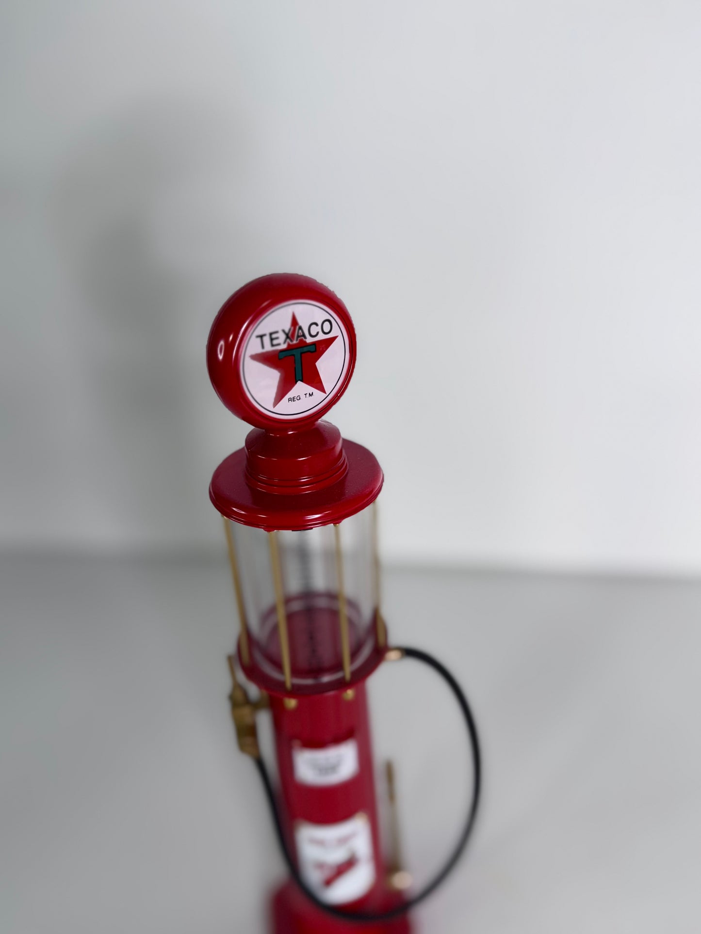 №43   Texaco Fire Chief Gas Pump Coin Bank by Gearbox, Limited Edition, Red