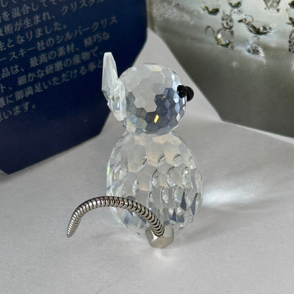 Swarovski Silver Crystal Mini Cat Figurine (Art. 7659 NR 031 000) 21/1