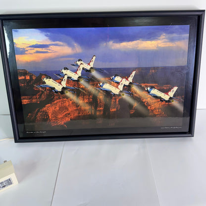 #23  Electric Art “Thunder in the Canyon” Illuminated Picture – Mini-Pics Lighted Wall Art