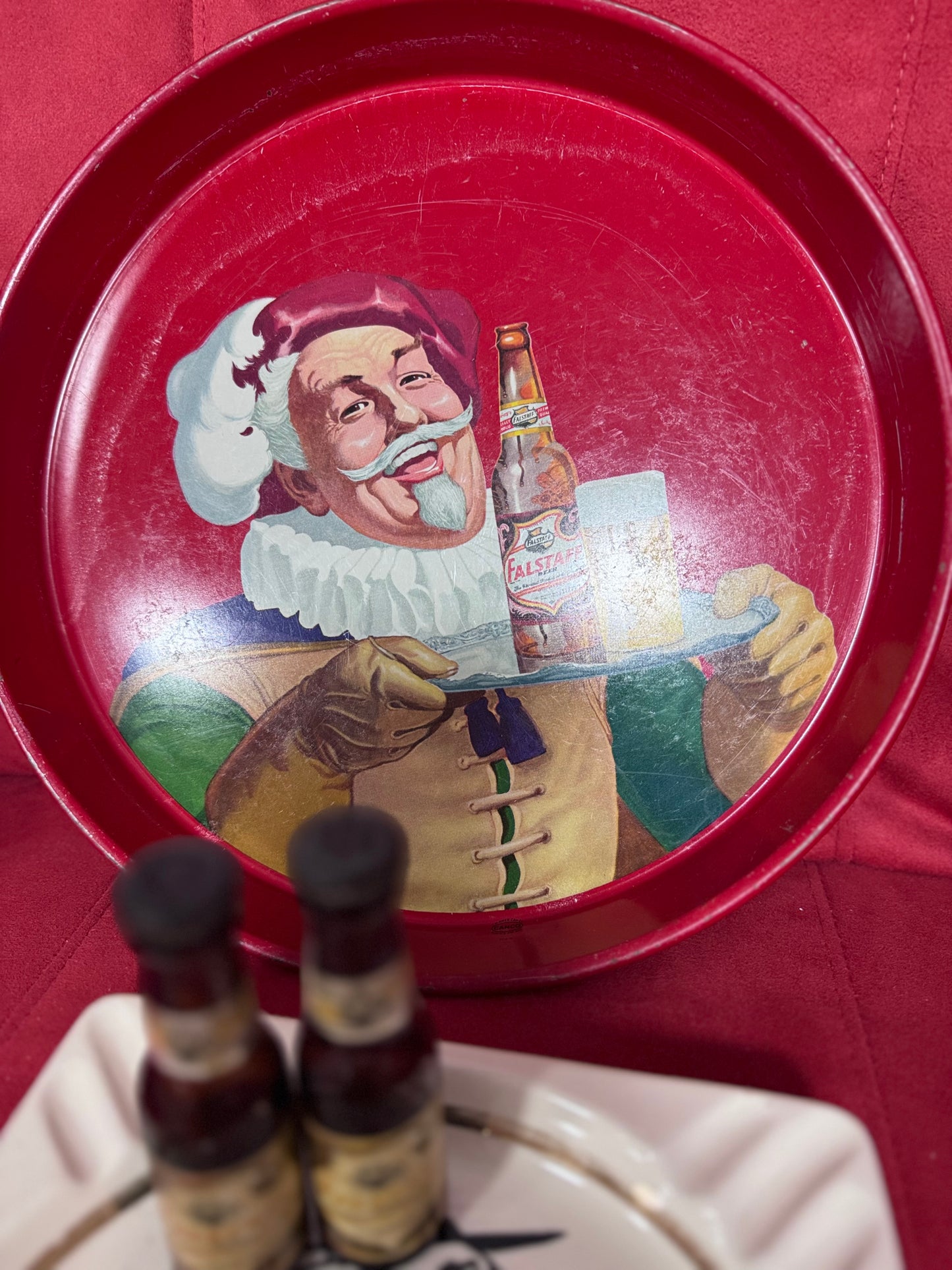 Falstaff Vintage Barware Collector Set – Tray, Ashtray, Salt & Pepper & Tap Handle