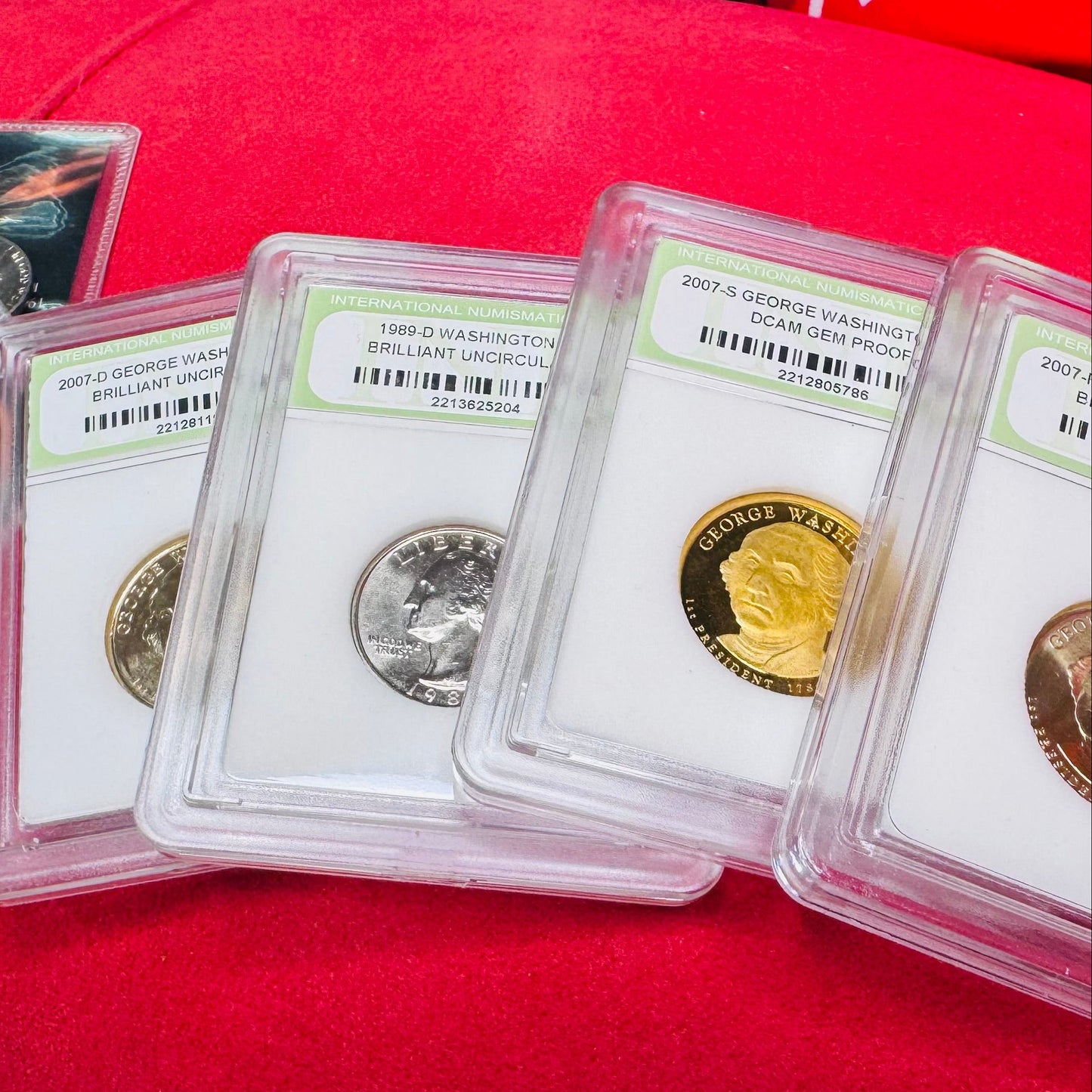 9-Coin Gift Set: 4 Encapsulated Coins + 5 Mini Coin Cards + Mystery Bonus Pouch — Holiday Gift-Ready