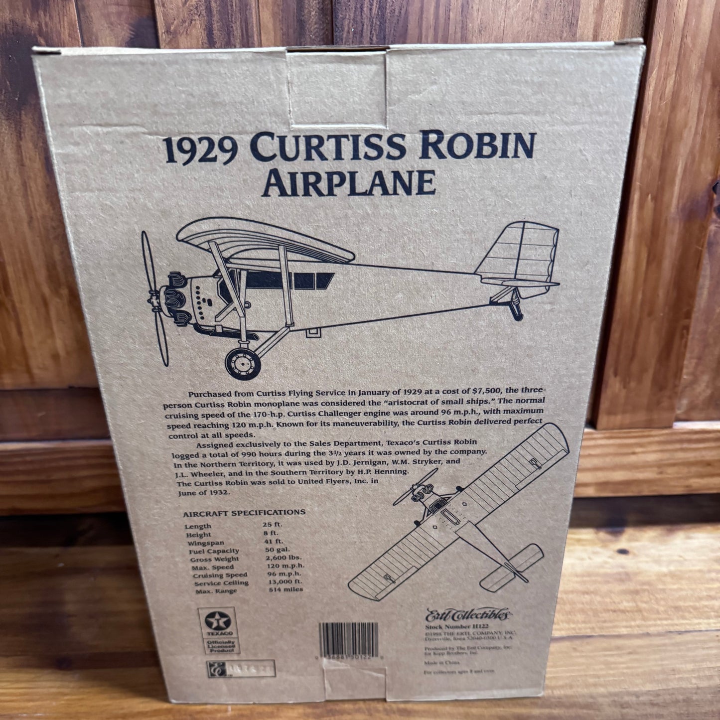 Texaco Curtiss Robin Airplane Model  4/7