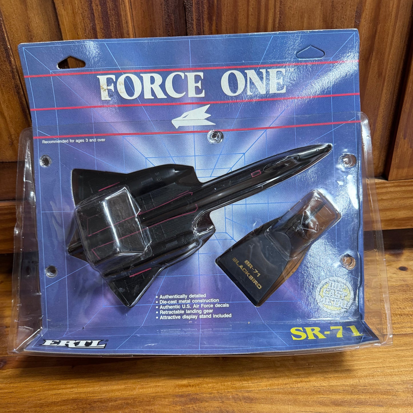 ERTL Force One SR-71 Die Cast Aircraft 4/45